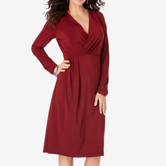Roaman's Dresses & Skirts - Wrap Dress - Ultrasmooth - NWOT